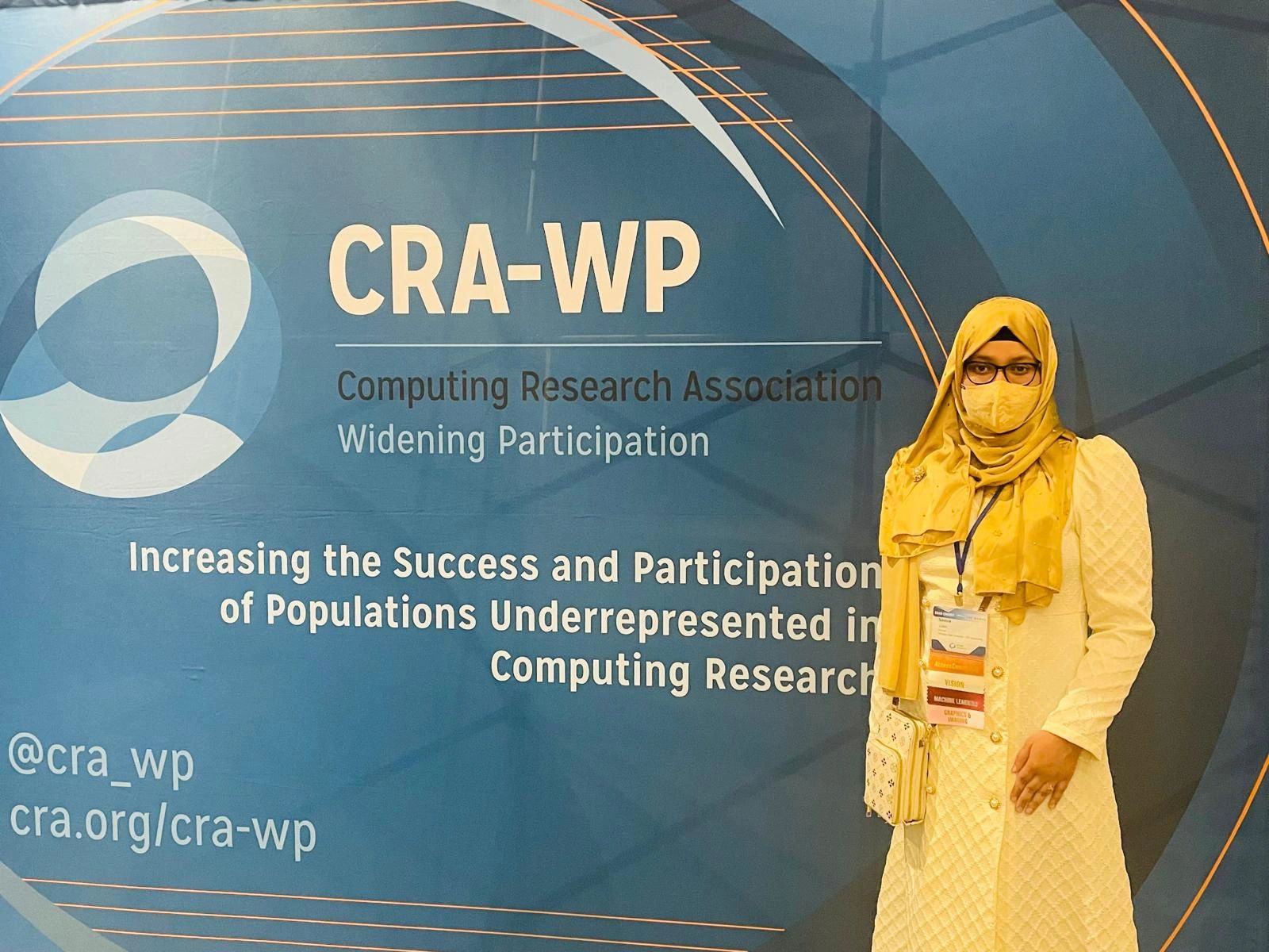 Samia Islam at the CRA-WP Grad Cohort for Women 2024